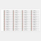 Moderne Lipgloss Aardbei Branding Verpakking Labels (Vel)