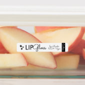Moderne Lipgloss Coffee Vegan Merkverpakking Labels (Aangebracht)