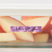 Moderne Lipgloss Roze Folie Merkverpakking Labels (Aangebracht)