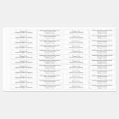 Moderne Lippenbalsem Bedrijfsnaam Ingrediënt Custo Labels (Vel)