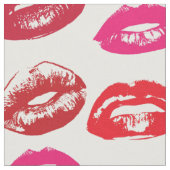 Moderne lippenstift make-up patroon stof (Close Up)
