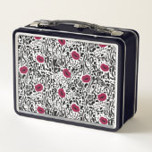 Moderne lipstick Lips B&W Patroon (Achterkant)