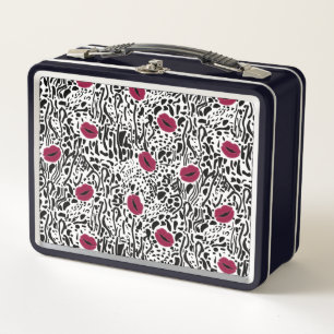 Moderne lipstick Lips B&W Patroon