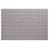 Moderne lipstick Lips B&W Patroon Stof (Yard (91,4 cm))