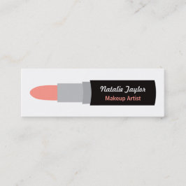 Moderne lipstick Makeup Artistische Visitekaartjes