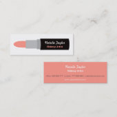Moderne lipstick Makeup Artistische Visitekaartjes (Voorkant / Achterkant)