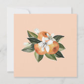 Moderne Little Cutie Baby Shower Uitnodiging (Achterkant)