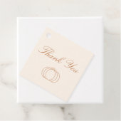 Moderne Little Pumpkin Baby Shower Bedankjes Labels (In situ)