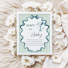 Moderne Little Tini One Don't Say Baby spelposter