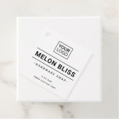 Moderne logo aangepaste kleurenvierkante label (In situ)