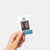 Moderne Logo AC Heat Professional HVAC-medewerker Badge (Handheld)