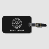 Moderne Logo Bagagelabel (Voorkant (horizontaal))