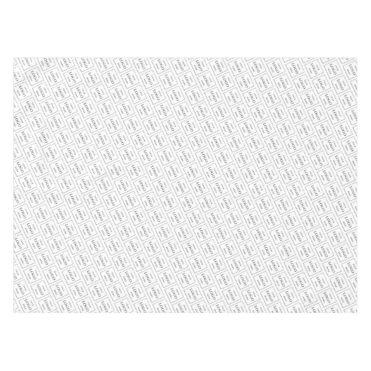 Moderne Logo Business Promotion van Custom Company Tafelkleed (Voorkant (Horizontaal))