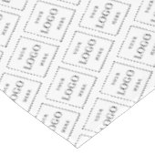 Moderne Logo Business Promotion van Custom Company Tafelkleed (Gekanteld)