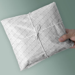 Moderne Logo Business Promotion van Custom Company Tissuepapier