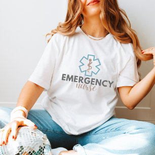 Moderne Logo cadeaus voor ER Verpleegkundigen De S T-shirt