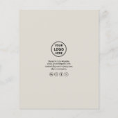 Moderne Logo Consultancy Flyer (Achterkant)
