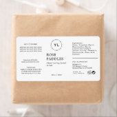 Moderne Logo Cosmetic Fles Label (Insitu)