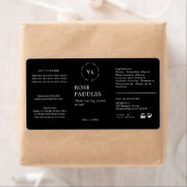 Moderne Logo Cosmetic Fles Label (Insitu)