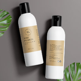 Moderne Logo Cosmetic Fles Label