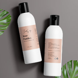 Moderne Logo Cosmetic Fles Label