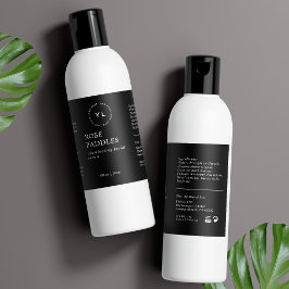 Moderne Logo Cosmetic Fles Label