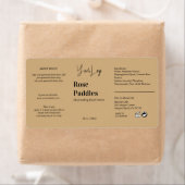 Moderne Logo Cosmetic Fles Label (Insitu)