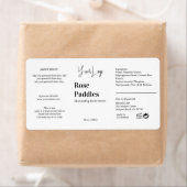 Moderne Logo Cosmetic Fles Label (Insitu)