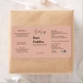 Moderne Logo Cosmetic Fles Label (Insitu)