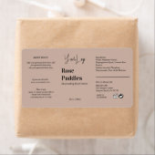 Moderne Logo Cosmetic Fles Label (Insitu)