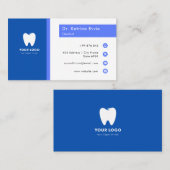 Moderne Logo Dentist Business Visitekaartje (Voorkant / Achterkant)