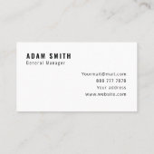 Moderne Logo en QR-code Visitekaartje (Achterkant)