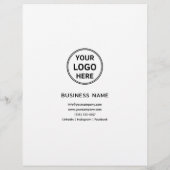 Moderne Logo Foto Professionele Zakelijke Flyer (Achterkant)