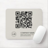 Moderne Logo gepersonaliseerde zaken Muismat (Met muis)