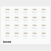 Moderne Logo Gold Ink White Candle Product Labels (Vel)