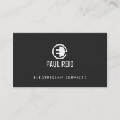 Moderne Logo grijs Visitekaartje (Voorkant)