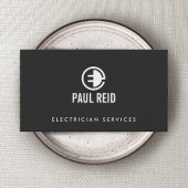 Moderne Logo grijs Visitekaartje