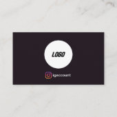 Moderne Logo Junk Removal QR Code Visitekaartje (Achterkant)