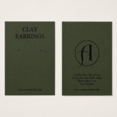 Moderne Logo juwelen die een kaart verdienen (Voorkant /achterkant)