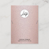 Moderne Logo Ketting-racelet Display Card Visitekaartje (Voorkant)