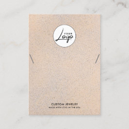 Moderne Logo Ketting-racelet Display Card Visitekaartje