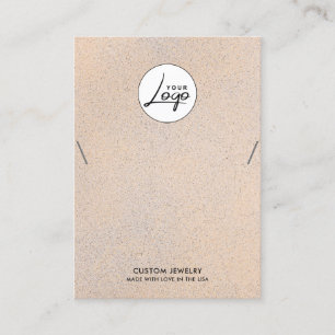 Moderne Logo Ketting-racelet Display Card Visitekaartje