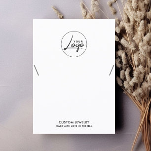 Moderne Logo Ketting-racelet Display Card Visitekaartje