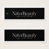 Moderne Logo kleding Hang Label Mini Visitekaartjes (Voorkant /achterkant)