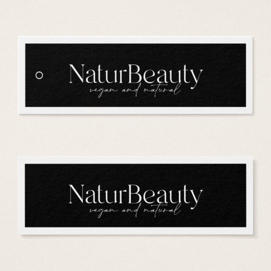 Moderne Logo kleding Hang Label Mini Visitekaartjes (Voorkant /achterkant)