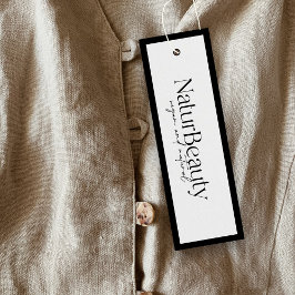 Moderne Logo kleding Hang Label Mini Visitekaartjes