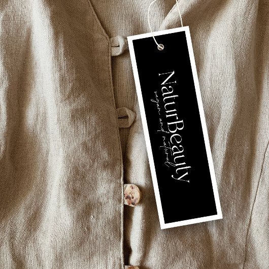 Moderne Logo kleding Hang Label Mini Visitekaartjes