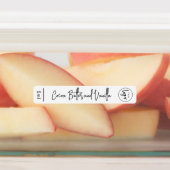 Moderne Logo Lip Balm Tube Make-up Product Skinny Labels (Aangebracht)