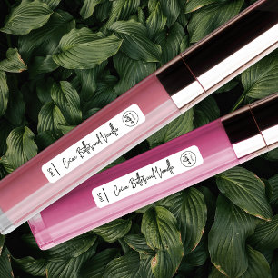 Moderne Logo Lip Balm Tube Make-up Product Skinny Labels