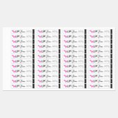 Moderne Logo Lip Gloss Lips Branding Packaging Labels (Vel)